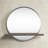 Rick Solid Wood Round Mirror