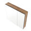 Armoire de toilette murale 29,63 po avec tablettes réglables et fabrication en contreplaqué durable, parfaite pour le rangement organisé et la décoration moderne
