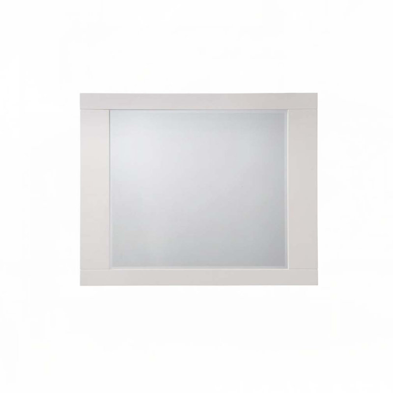 White High Gloss Finish Mirror
