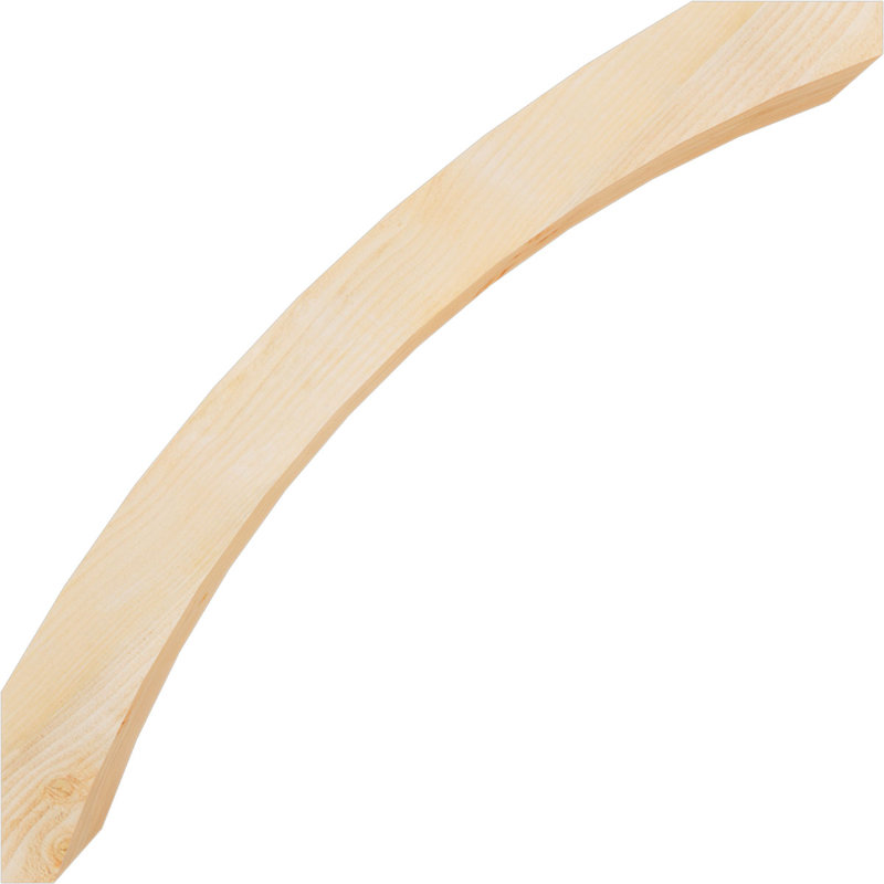 Genouillère Thorton, Sapin Douglas de 6 po (sciage brut), 42 po X P 42 po H