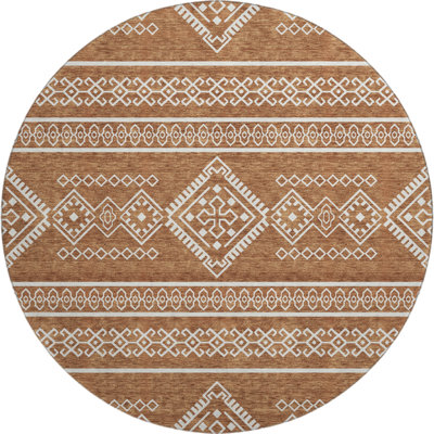 Premium Machine Washable Prisco Paprika Rug
