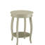 Table d'appoint ACME Aberta, blanc antique-61080979