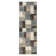 Benne Polypropylene Color Block Grey Beige Indoor Area Rug With Jute Backing