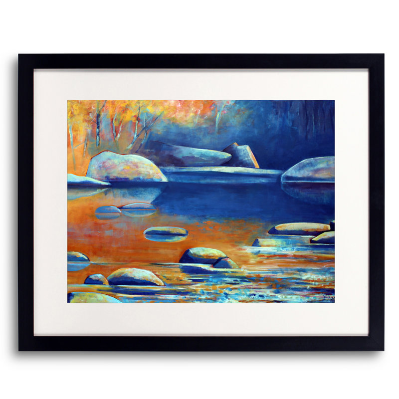 Peaceful Water Print by Dara Daniel, 16" H x 20" W