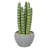 10.5 " H Faux Snake Plant Succulent in Plastic Pot