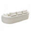 Canapé modulaire courbé en tissu et méridienne en tissu avec méridienne-1126008154