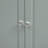 Tall Storage Cabinet With Three Drawers For Bathroom/Office, Grey-1187546036