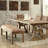 Wilfred Pine Solid Wood Base Dining Table