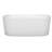 Ursula 59'' x 28'' Soaking Acrylic Bathtub-40171272