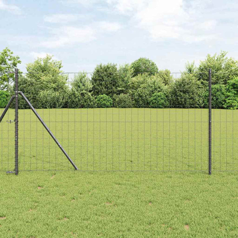 120cm H x 1000cm W Iron Fence Panels Included