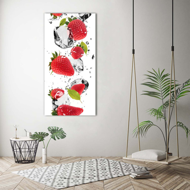 Strawberries - Wrapped Canvas Print