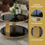Table basse ronde moderne avec rangement inférieur-1836567537