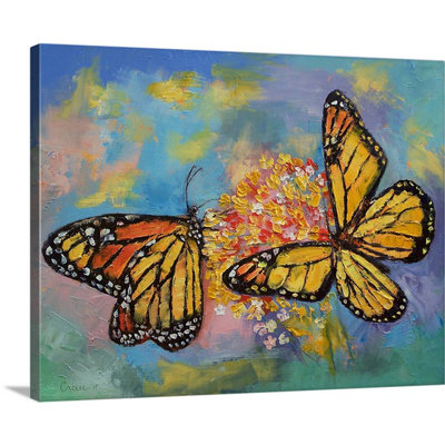 «Kidham Monarch Butterflies» par Michael Creese, reproduction d'art sur toile