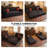 Convertible Sofa Bed, Boneless Couch 4 in 1 Foldable Floor Sofa Couch, Loveseat Sofa Bed for Living Room, No Assembly Required-423293593
