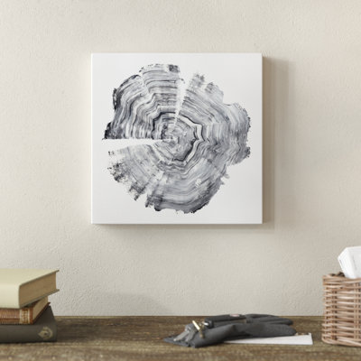 Tree Ring Abstract IV by Ethan Harper - Wrapped Canvas Painting