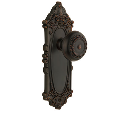 Grand mannequin grande plaque victorienne avec bouton de porte Parthénon