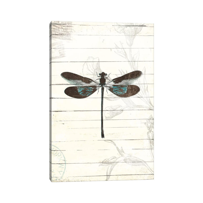 Dragonfly Look II by Milli Villa - Wrapped Canvas Print, 66.04 cm H x 45.72 cm W x 1.91 cm D