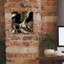  «Golden Shimmer 3» par Alonzo Saunders, art mural sur toile, 12 po x 12 po
