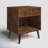 Vansant 1 - Drawer Nightstand with Drawer and Open Compartment, Solid Wood Legs-964602022