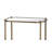 Mirrored Glass Top End Table