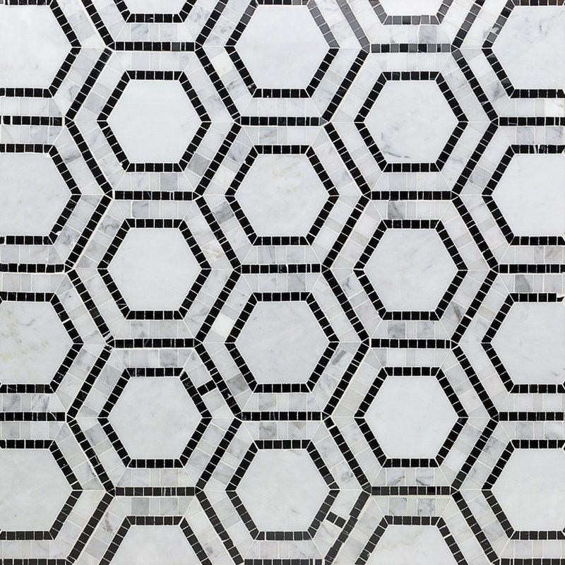 Carreau de mosaïque Bond, Carrare