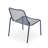 Stackable Chairs Pair , Matte Navy Blue Iron Structure, Handcrafted Details Installed, 26" X 21.82" 26", Seat 18" 19.5" 12.5 Of 2 Seating, Finish, Handmade Details, 26"D 21.82"W 26"H, 18"D 19.5"W