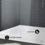 Voltaire 36 po x 36 po à simple seuil, drain central, base de douche-88912813