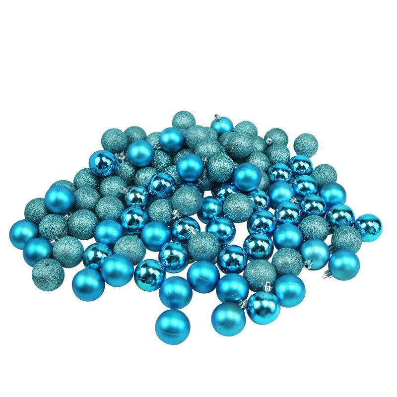 Ornements de boule de Noël 96 quarts incassables 96 boules de Noël 1,5 po (40 mm)