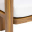 Chaise de salle à manger d'extérieur moderne en bois d'acacia avec coussins Nordby Nordin-134275446