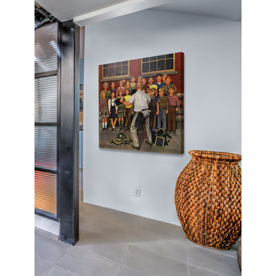 « school pictures » par stevan dohanos, reproduction d’art sur toile tendue