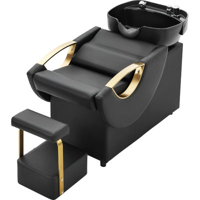 Ensemble de bol et de chaise de shampooing autoportant en plastique ABS amélioré pour le salon