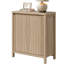 Buffet à panneau cannelé l 29,1 po avec 2 tablettes réglables-1410740635-1410740628