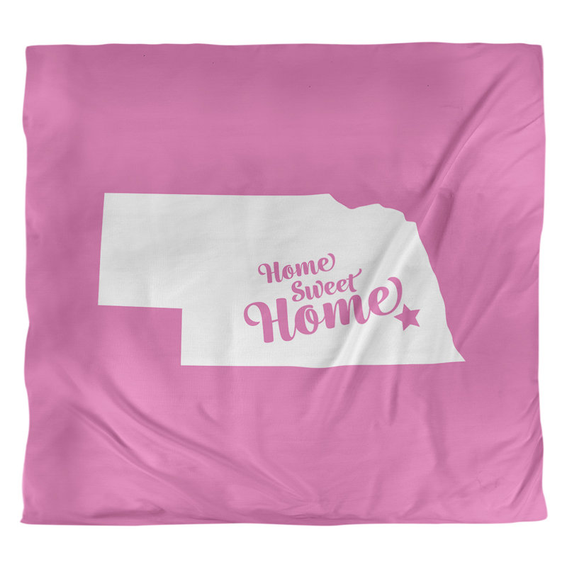 Housse de couette lincoln doux, Rose, Housse de couette pour grand lit, Polyester brossé