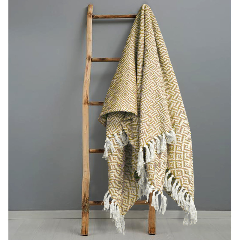 Dooling Throw Blanket, Yellow