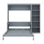 Lit escamotable double avec bureau, lit escamotable en bois avec bureau-1874900194