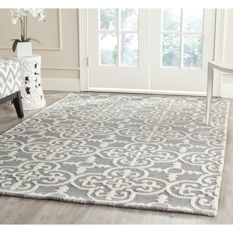 Knott Wool Hand Woven Area Rug, Rectangle 122 x 183 cm