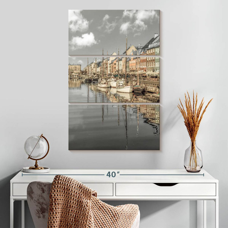 Masam Copenhagen, impression rétro, H 32 po x l 20 po
