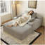 Chaise longue, méridienne surdimensionnée, canapé-lit rembourré, canapé-lit, chaises de lecture, canapés moelleux en fausse fourrure, canapés pour le salon, gris-2006210295