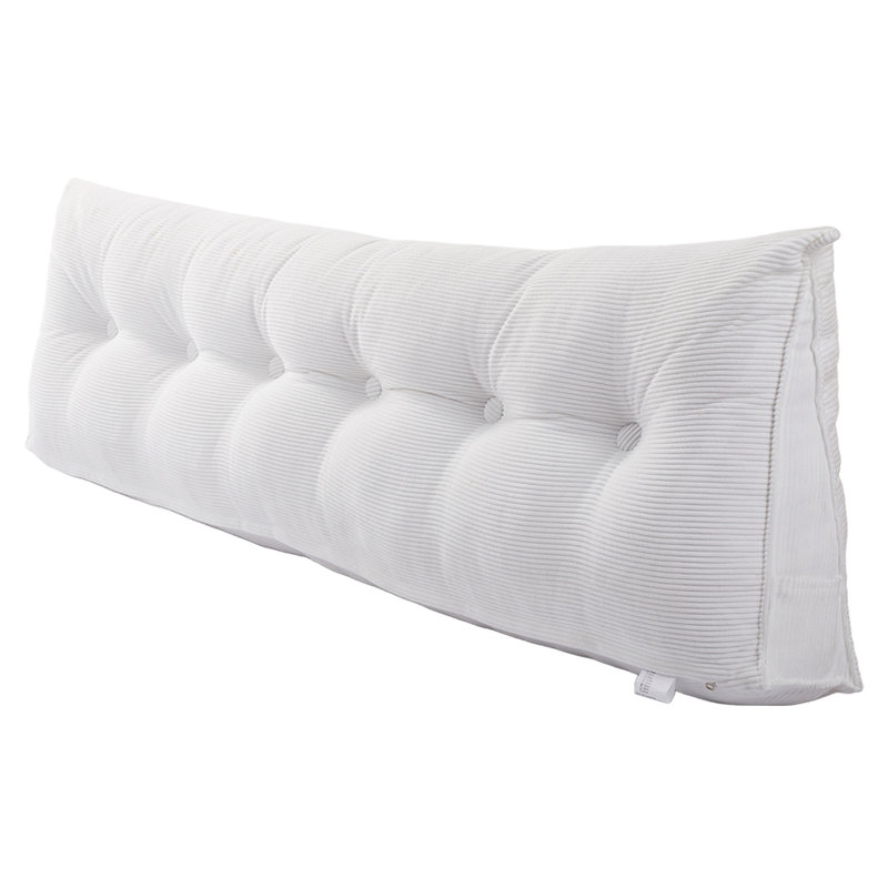 Wedge Headboard Pillow with Removable Cover in , 180cm W x 20cm D