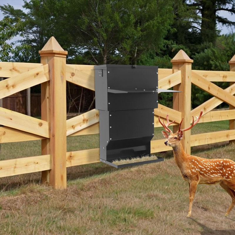 Hanging Deer Feeder With Lid