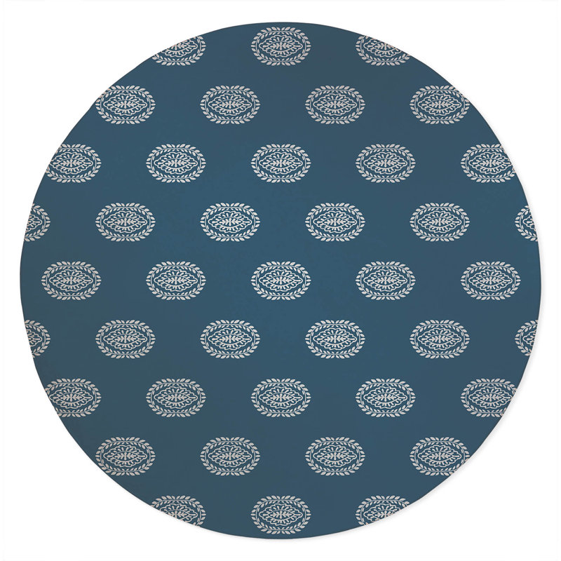 Maddy Non Slip Outdoor Rug, Round 5'