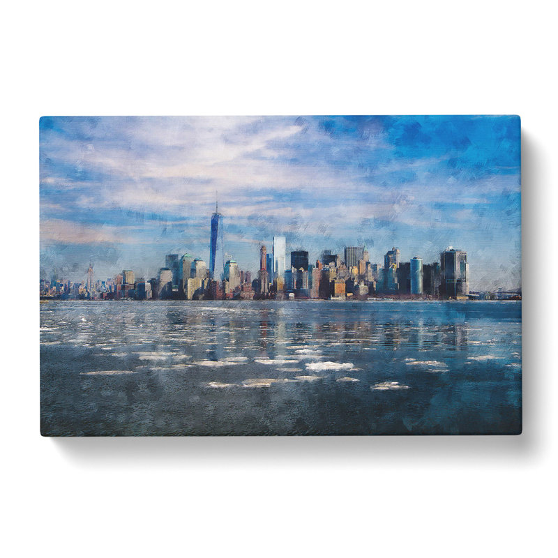 New York Skyline Vol.7 - Wrapped Canvas Print, 50cm H x 76cm W x 3cm D
