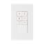 White 6-Speed Smart Wall Remote Control for Ceiling Fans