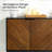 Pascale 47" W Herringbone Sideboard with Adjustable Shelf-1949144789