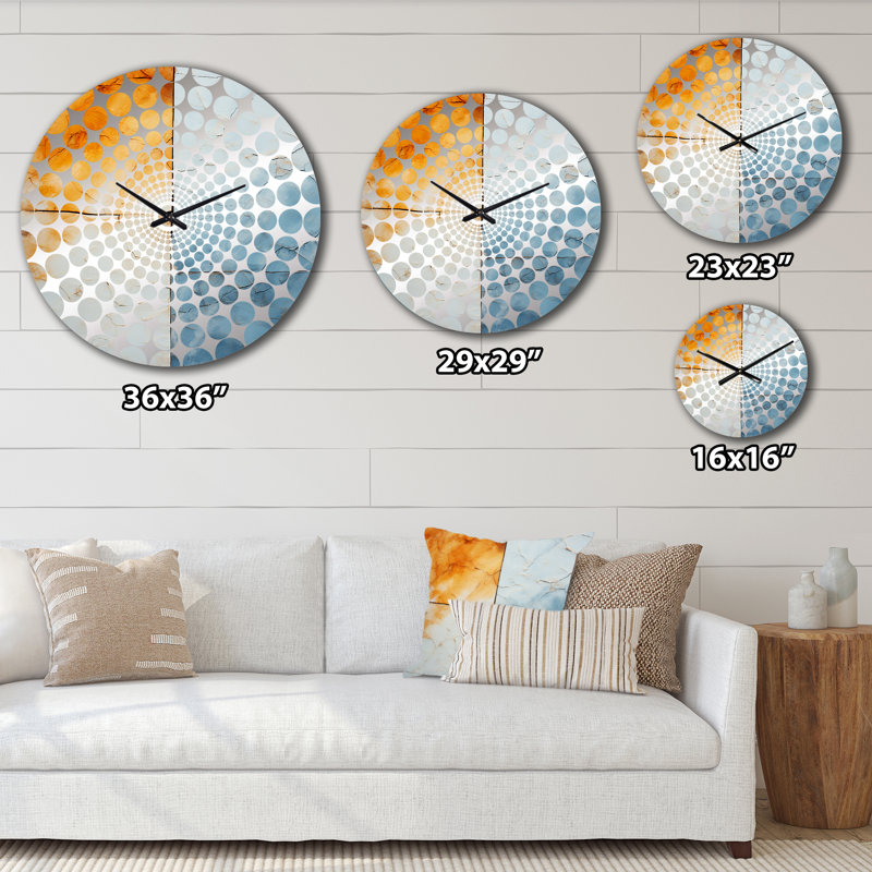 Horloge murale Pettine, Médium