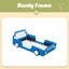 Lit plateforme simple avec roulettes-1784261840