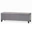 Rangement rembourré gris pu-274087596