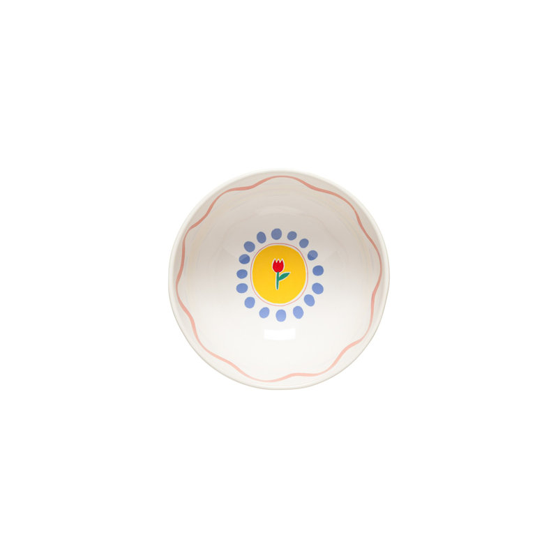 Summer Bliss Handmade Stoneware Cereal Bowl