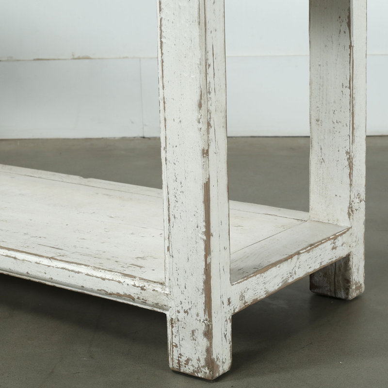 Defranco 91'' W Solid Wood Console Table