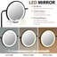 Meuble-lavabo de 40 po avec miroir lumineux à 3 modes et station de recharge sans fil, coiffeuse avec tiroir et 3 tablettes ouvertes pour le rangement de la beauté, coiffeuse pour chambre à coucher-1463002081